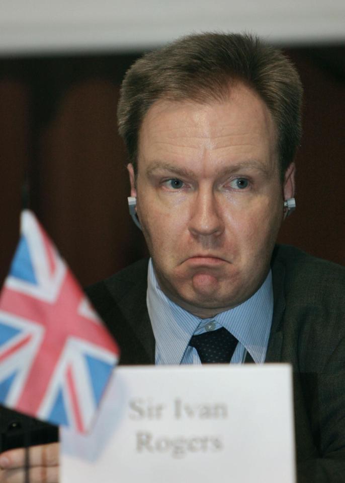  Sir Ivan's OUT - the UK's top man in Brussels quit last year