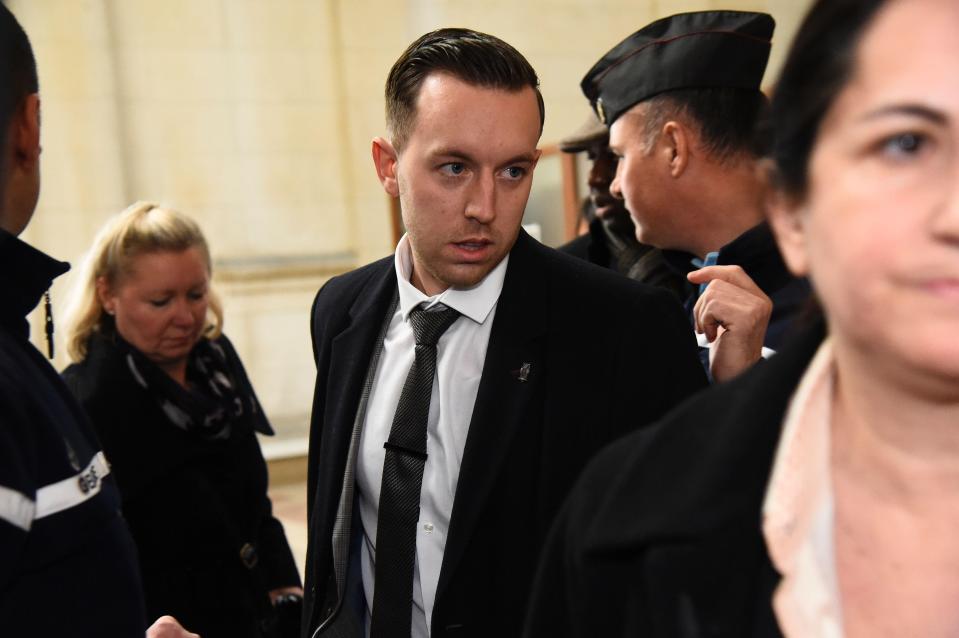  James Fairbairn, 25, appeared at a Paris court today where French prosecutors recommended a suspended sentence