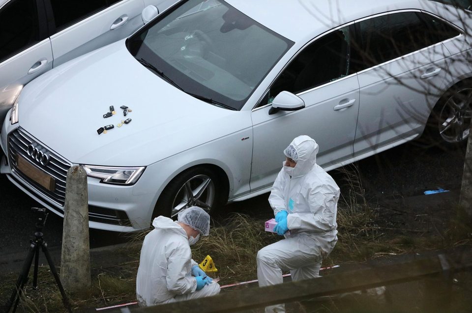  Yaqub was behind the wheel of his Audi when he was shot through the windscreen