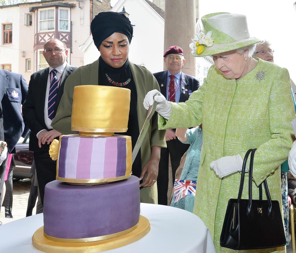  Last year the 32-year-old baked a cake for The Queen for her 90th birthday