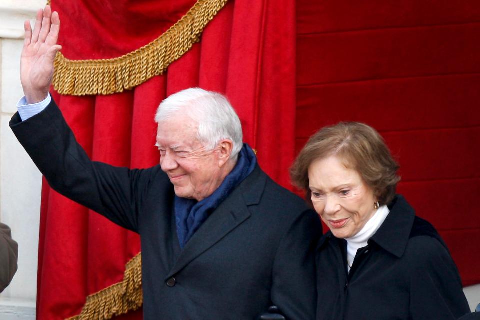  Former President Jimmy Carter, pictured with wife Rosalynn in 2009, will attend the ceremony