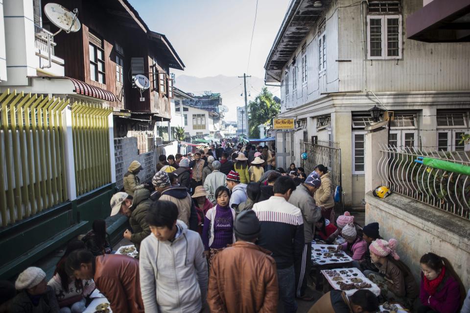  The scene of horror took place near the city of Mandalay in Myanmar