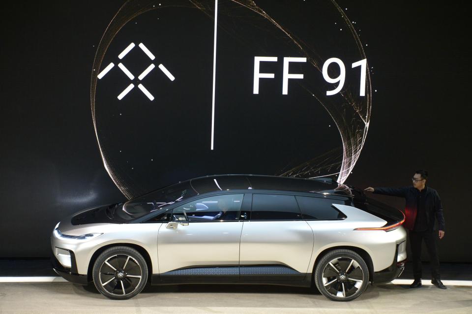  The FF91 will be available to pre-order from 2018