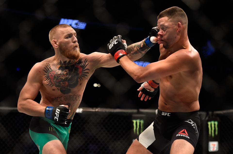  McGregor had two phenomenal fights with Nate Diaz