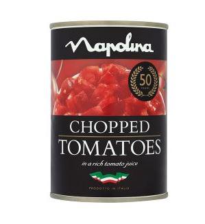  The rollback includes cutting the price of Napolina tinned tomatoes to 50p, downfrom 95p