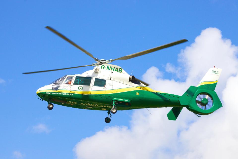  Great North Air Ambulance was called to the gym at about 3.30pm yesterday