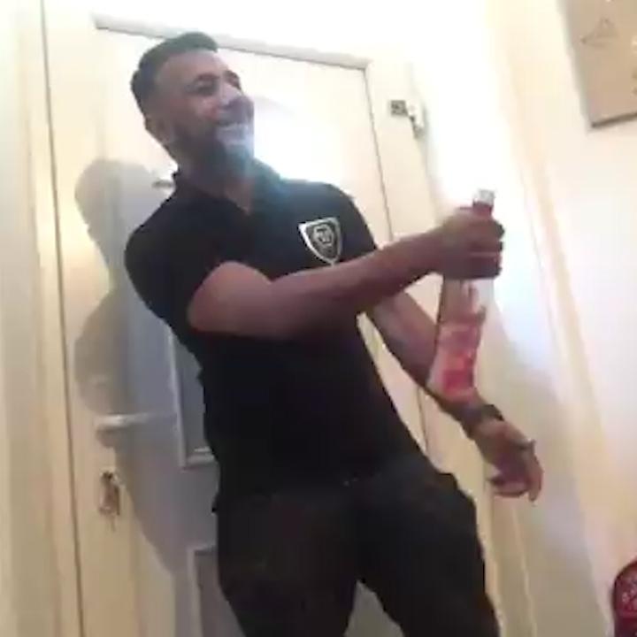  A friend posted a video of Yaqub dancing and singing, with a bottle in his hand