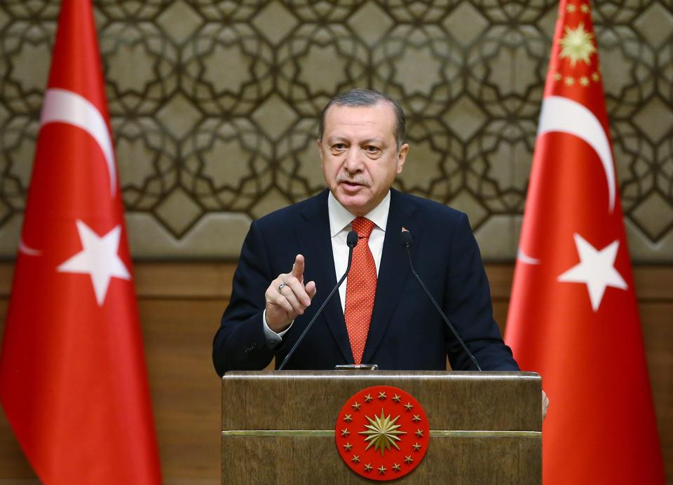  The visit to meet with President Erdogan comes after a wave of terror attacks in the country