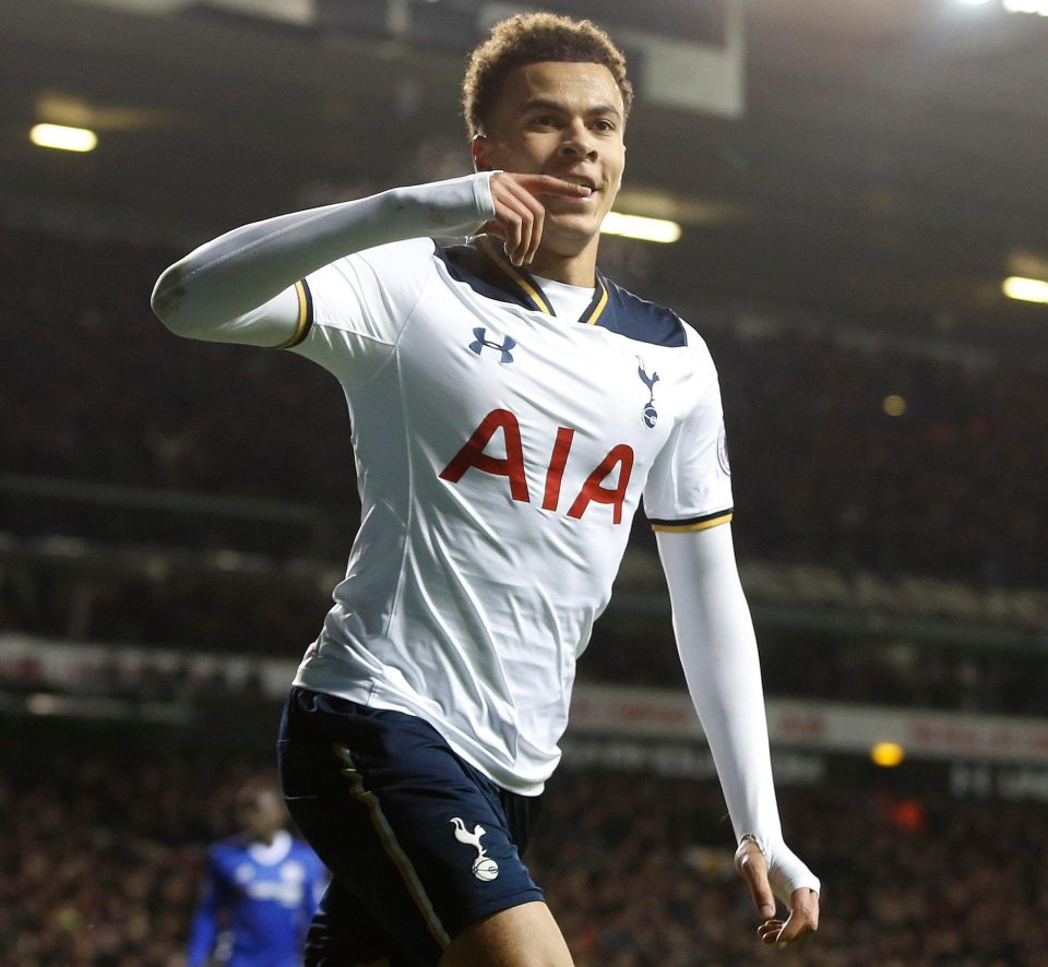  Dele Alli has seen his stock rise in what has turned into an incredible season already for him