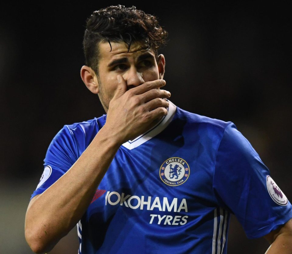  Diego Costa has not travelled with the Chelsea squad to Leicester