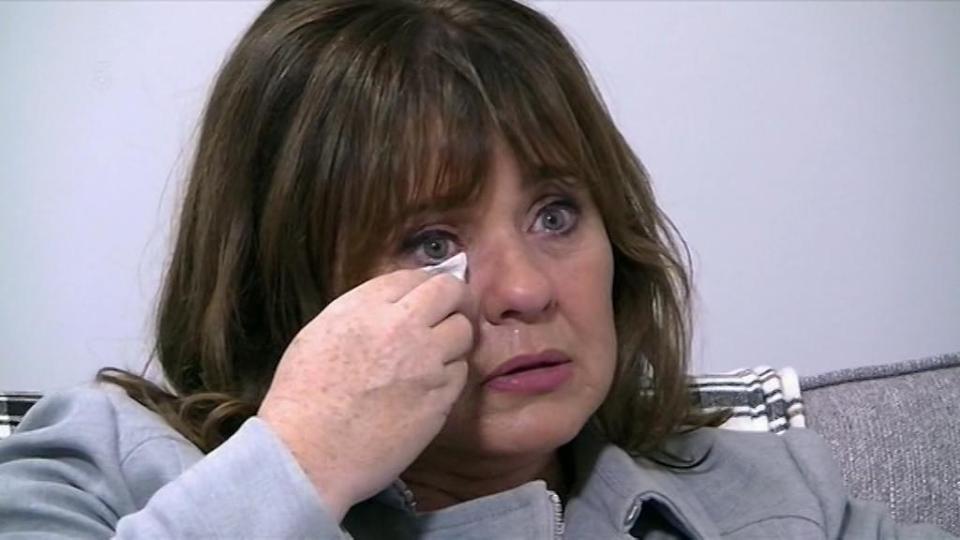  Coleen was in tears as she spoke about her second husband