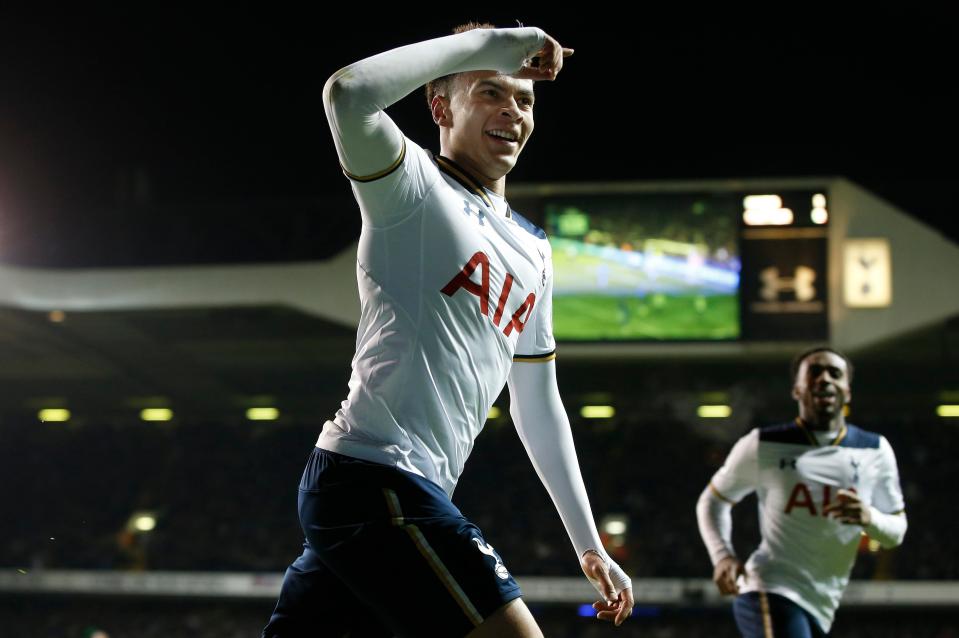  Spurs teammate Dele Alli is also in the top ten