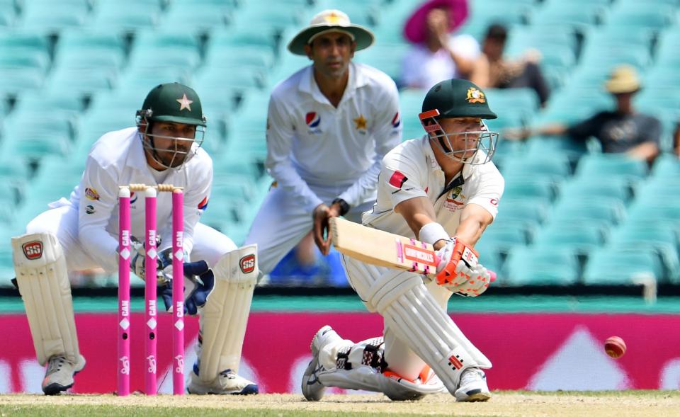 David Warner notched the second-quickest half-century in Test history