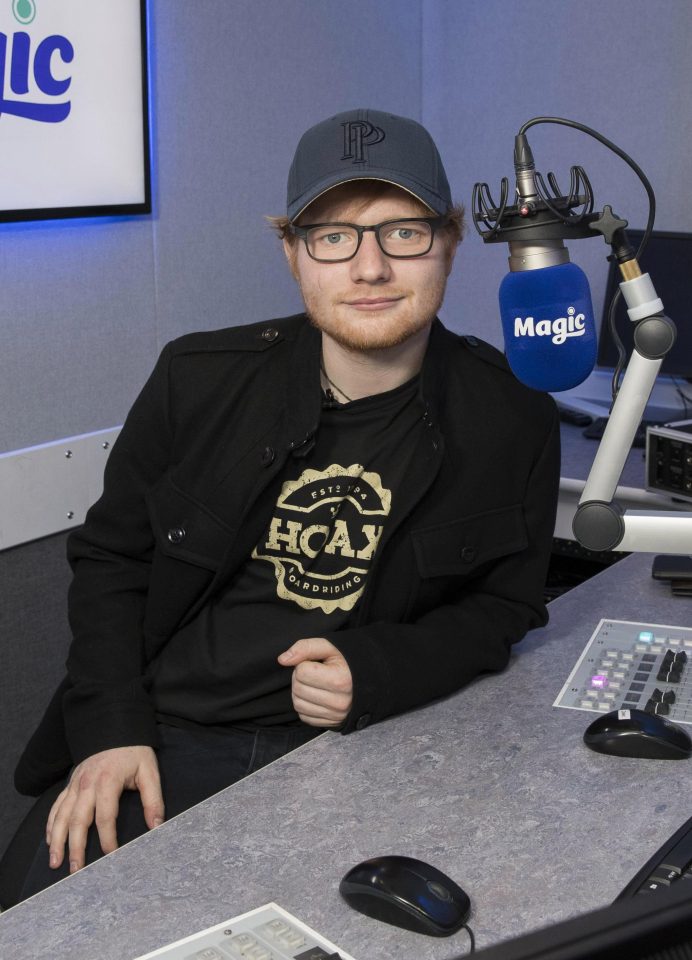  A source revealed: “Ed is a huge fan of Hoax’s stuff and has been wearing their clothes since he was a little boy