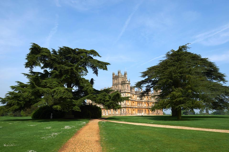  The stunning grounds of Highclere Castle, pictured today, which were created by Lancelot 'Capability' Brown