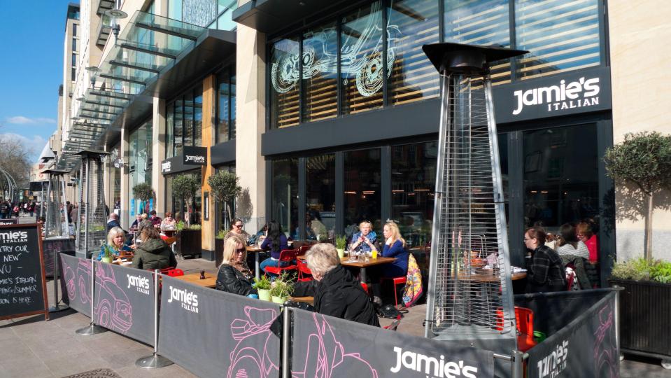  A branch of Jamie's Italian in Cardiff, which has escaped closure