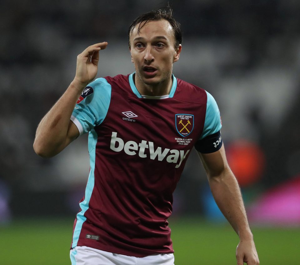  Mark Noble left Dimitri Payet in no doubt the players want nothing to do with him