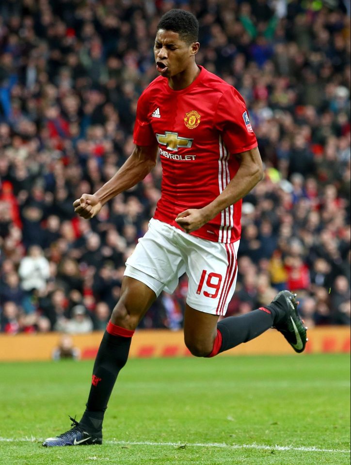  Marcus Rashford signed a new £25,000-a-week contract at Manchester United last summer