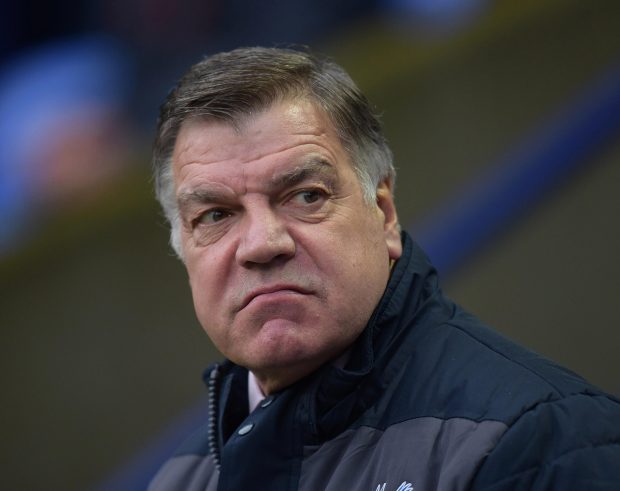 Sam Allardyce was visibly frustrated by his Crystal Palace side's performance