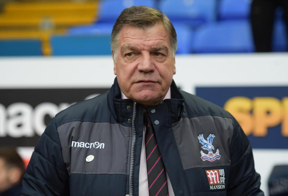  Sam Allardyce wants to turn around Palace's poor season by bringing in new recruits this month