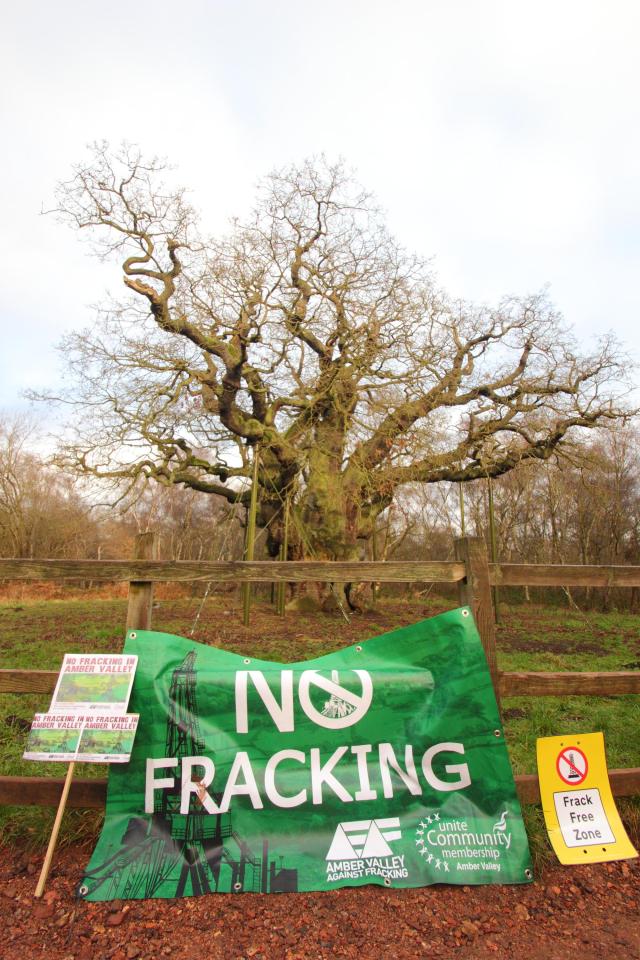  Anti-fracking campaigners say that there is an environmental risk