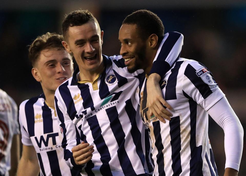  Shaun Cummings celebrates after scoring the second goal