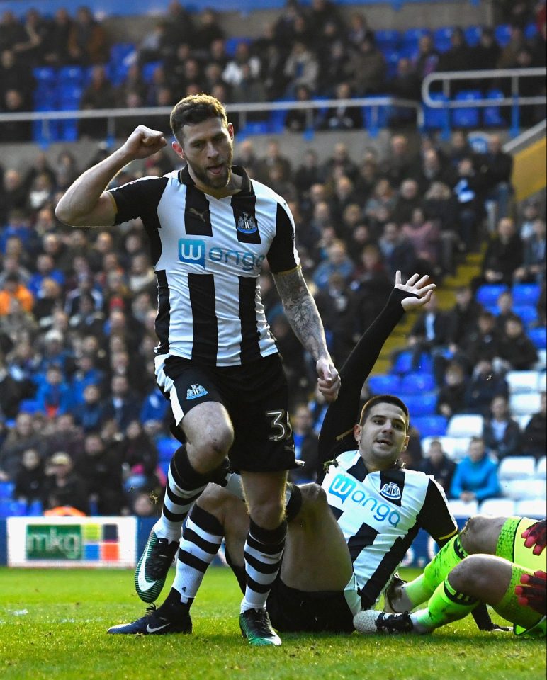  Daryl Murphy put Newcastle in front