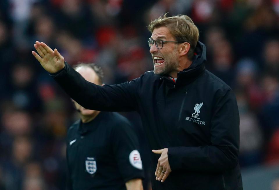  Jurgen Klopp gambled on playing a team of youngsters against Plymouth