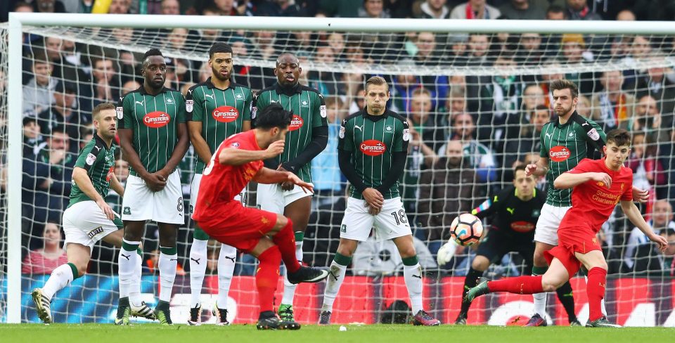  Emre Can was one of a handful of regular first-teamers to play in today's FA Cup draw with Plymouth