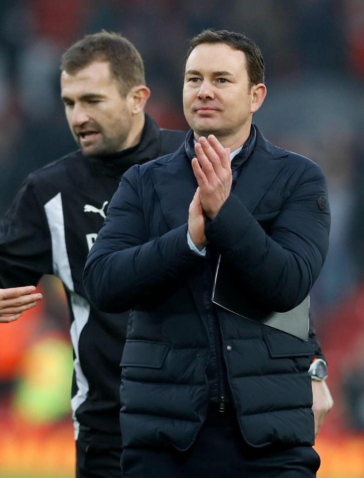  Plymouth boss Derek Adams has hailed his side's defensive performance against Liverpool