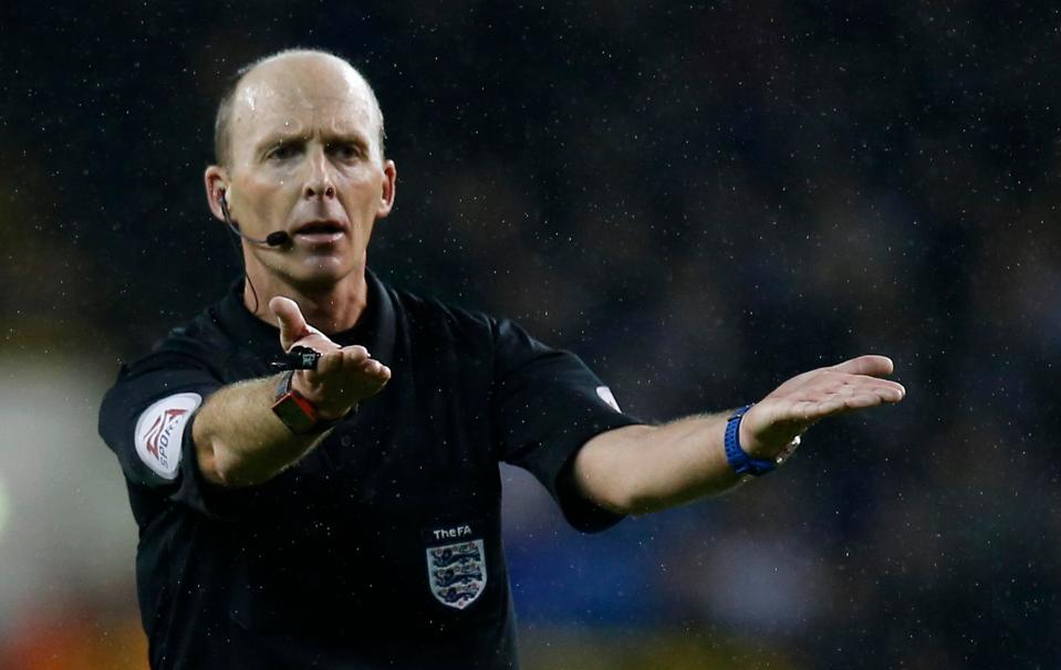  Even controversial referee Mike Dean had a quiet game