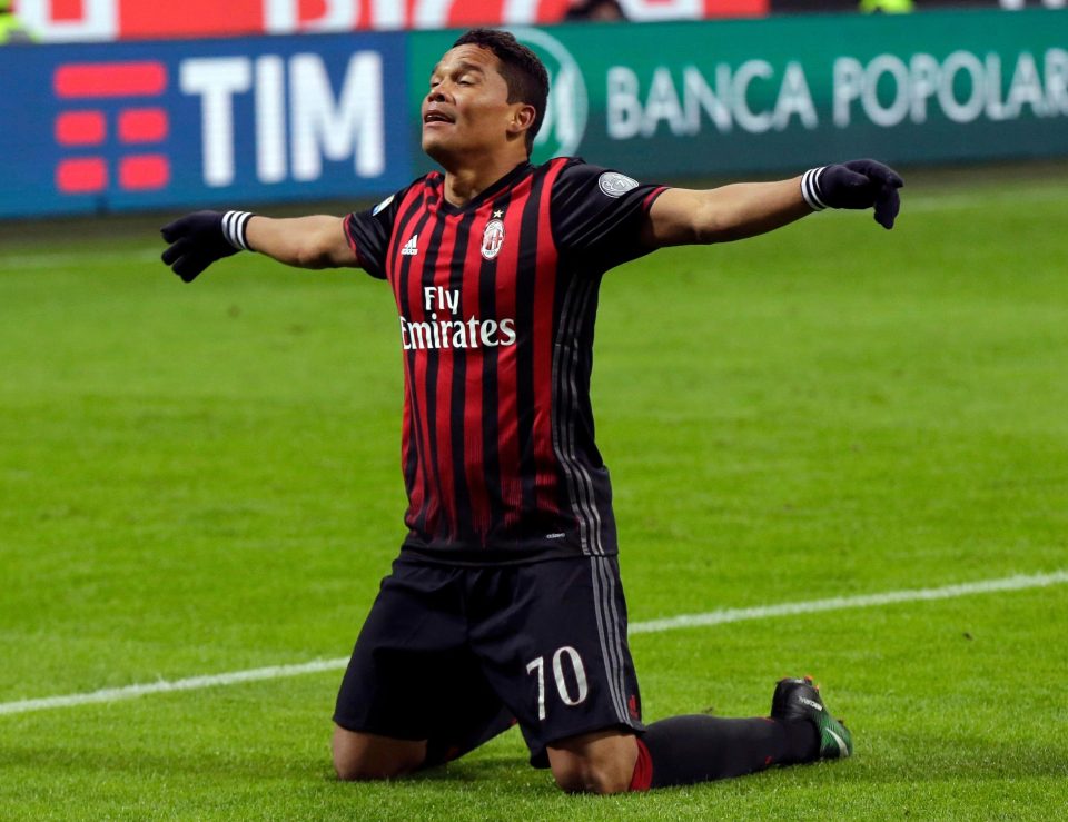  Colombian striker Carlos Bacca was linked with the Gunners in January