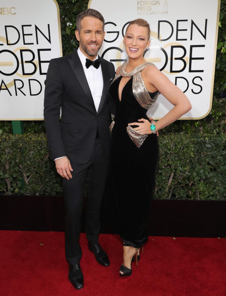  Blake Lively and husband Ryan Reynolds stuck together like glue