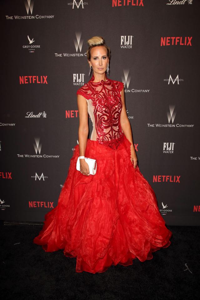  Lady Victoria Hervey stunned in a frilly red number