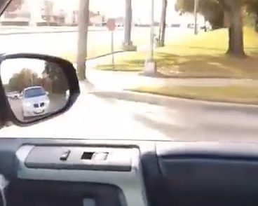  Filming driver speeds off but is chased by the road rage woman who blasts her horn