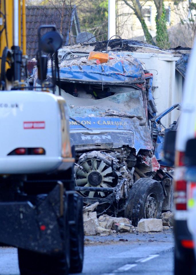  The driver suffered an explosive coughing fit moments before the crash