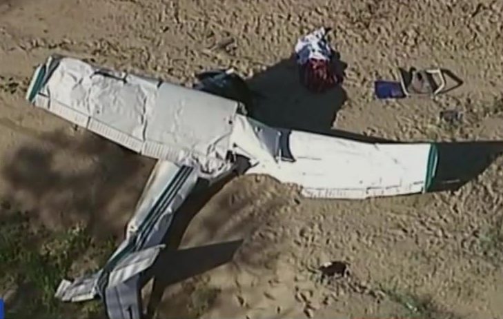  Authorities say they are not yet sure why the plane plummeted into the beach