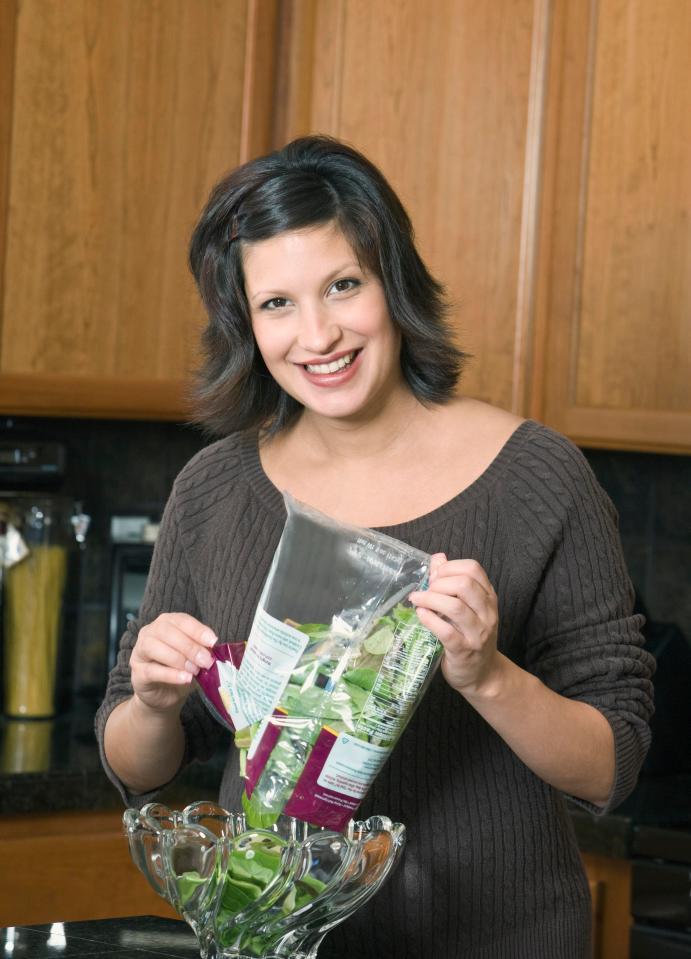  Avoid buy packed salad on a buy one get on free offer - Tesco says 68 per cent of their customers end up throwing a bag away