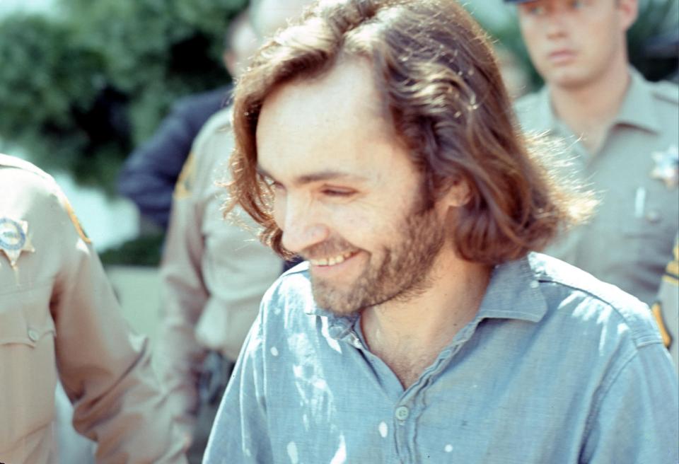  Manson, pictured in 1970, was introduced to Matthew's mum by a friend