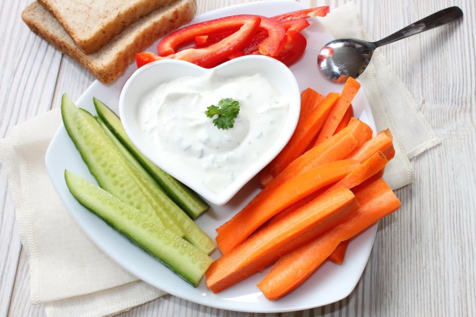  Why not turn your turning yoghurt into a tasty dip?