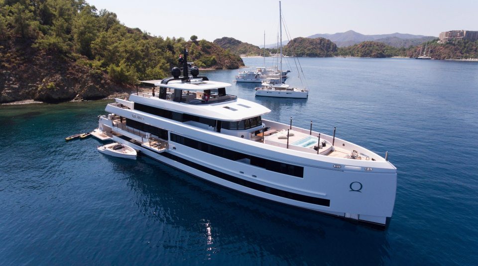  This stylish 147-foot long superyacht has been built entirely out of wood in a one-off design