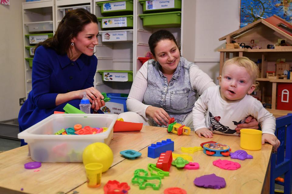  Kate got involved in a 'theraplay' session which promotes the attachment relationship between parents and children