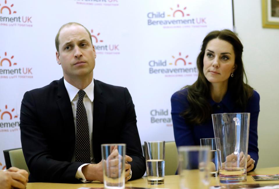  The Duke and Duchess met local professionals and volunteers who work with the charity which supports bereaved families