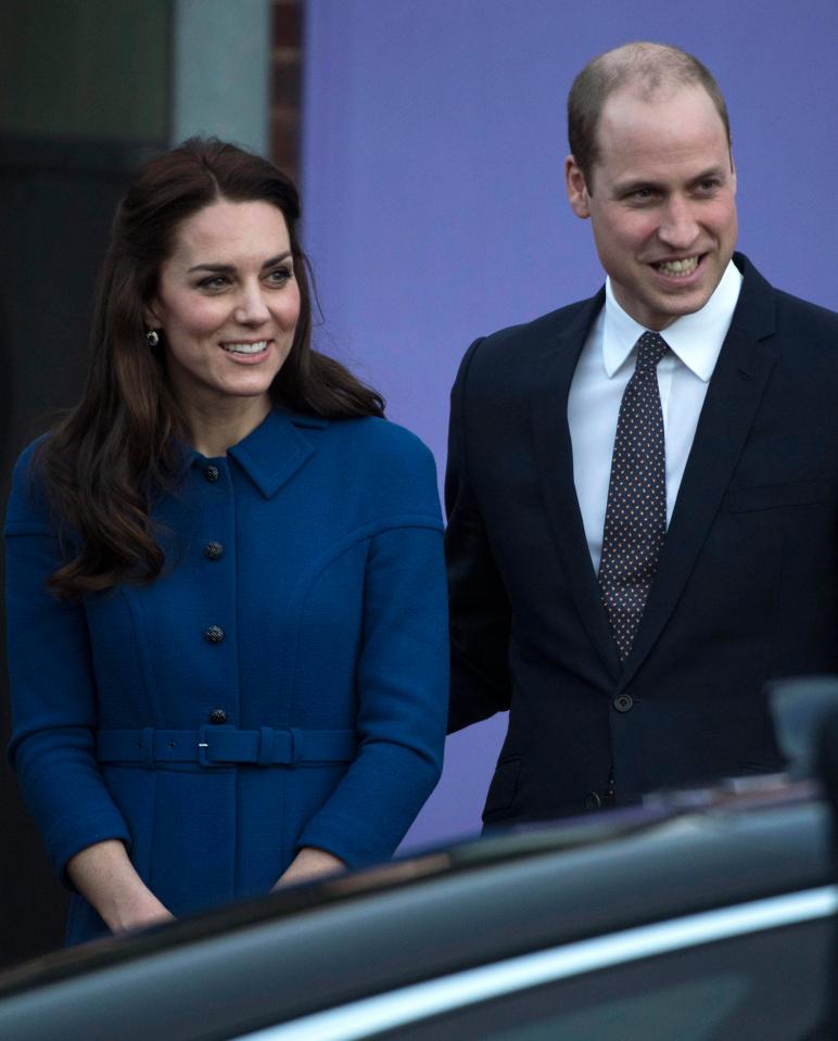  Kate and Prince William arriving at the The Child Bereavement Centre in London, where they met with children who had lost loved ones