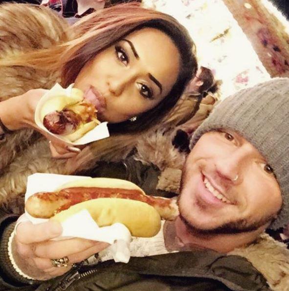  The couple enjoyed the Christmas markets in Birmingham last December