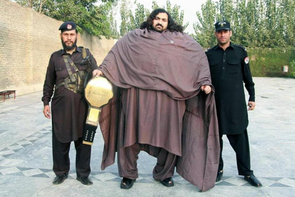  Arbab Khizer Hayat has been declared Pakistan's real life "hulk man"