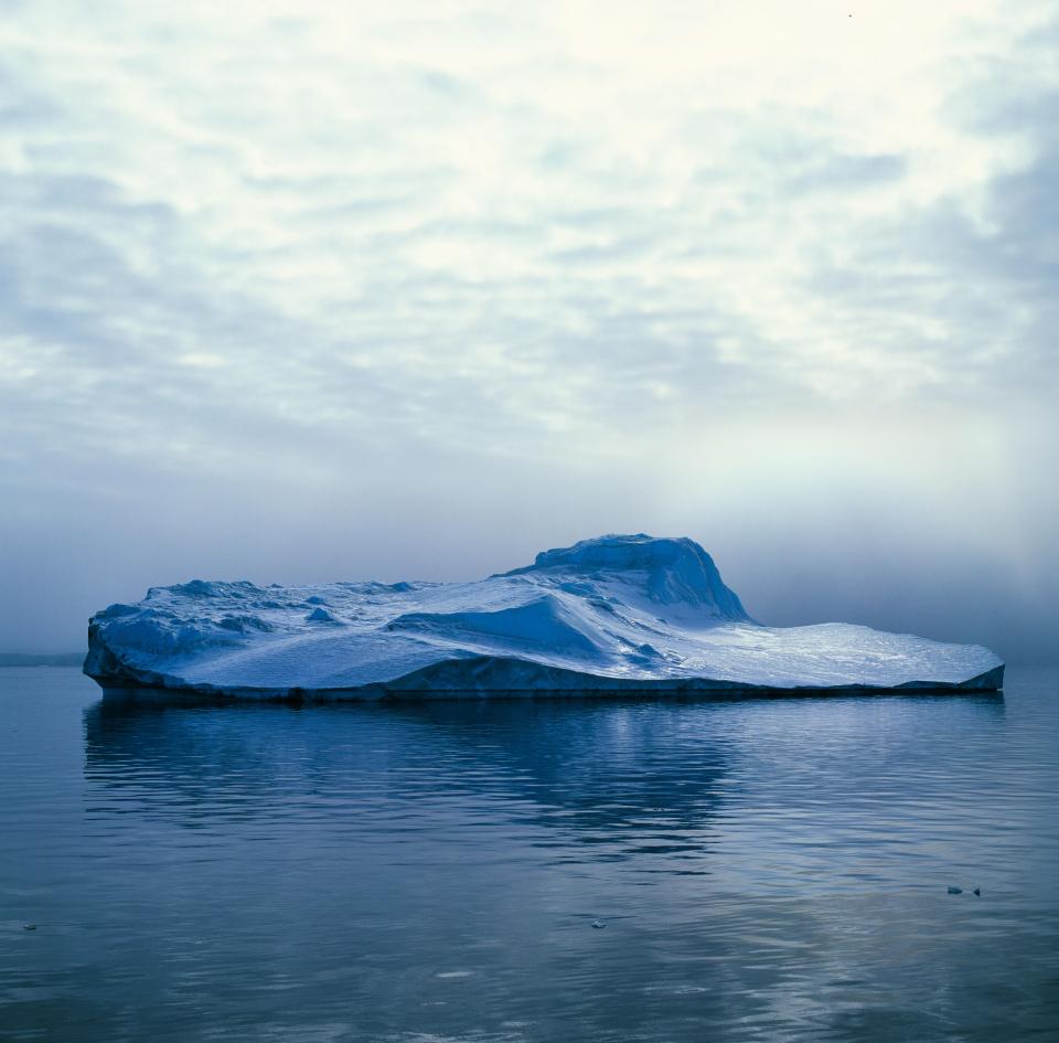  The ship dodged countless icebergs during the 52-day trip