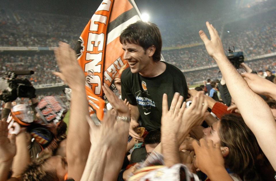  Valencia also won La Liga title in 2004 - which obviously delighted all associated with the club