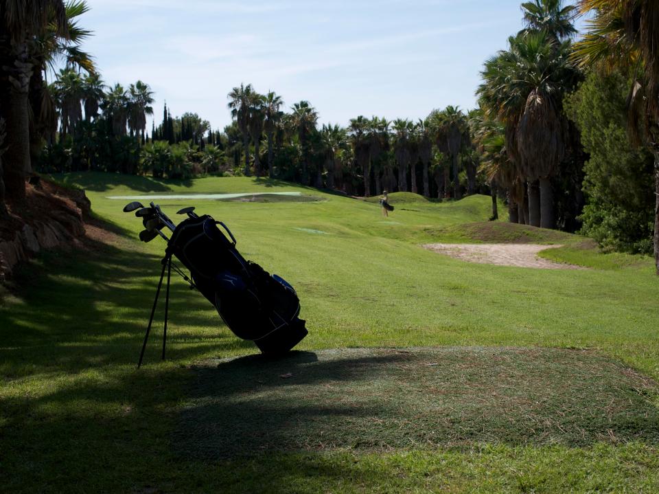  Holidaymakers can thump golf balls up and down their private course at their heart's content