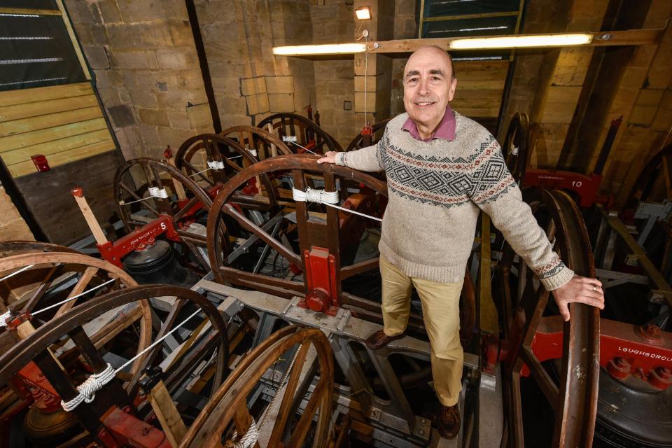  Robert was carrying out maintenance and cleaning work when he stumbled into the bell-ringing mechanism